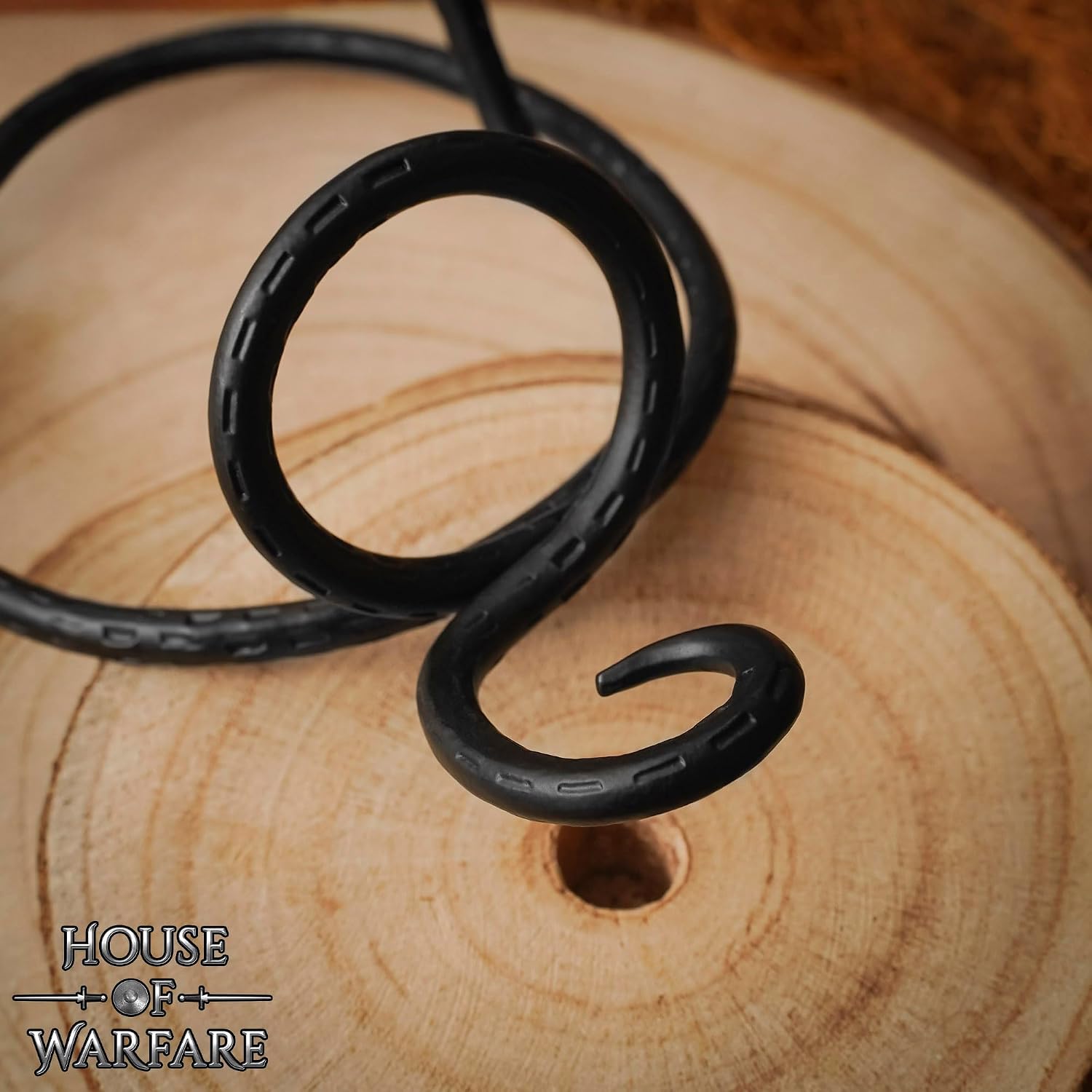 Medieval Hand Forged Iron Horn Stand for Drinking Horns Viking Mead Hornstand Sturdy Iron Made for Display and Décor