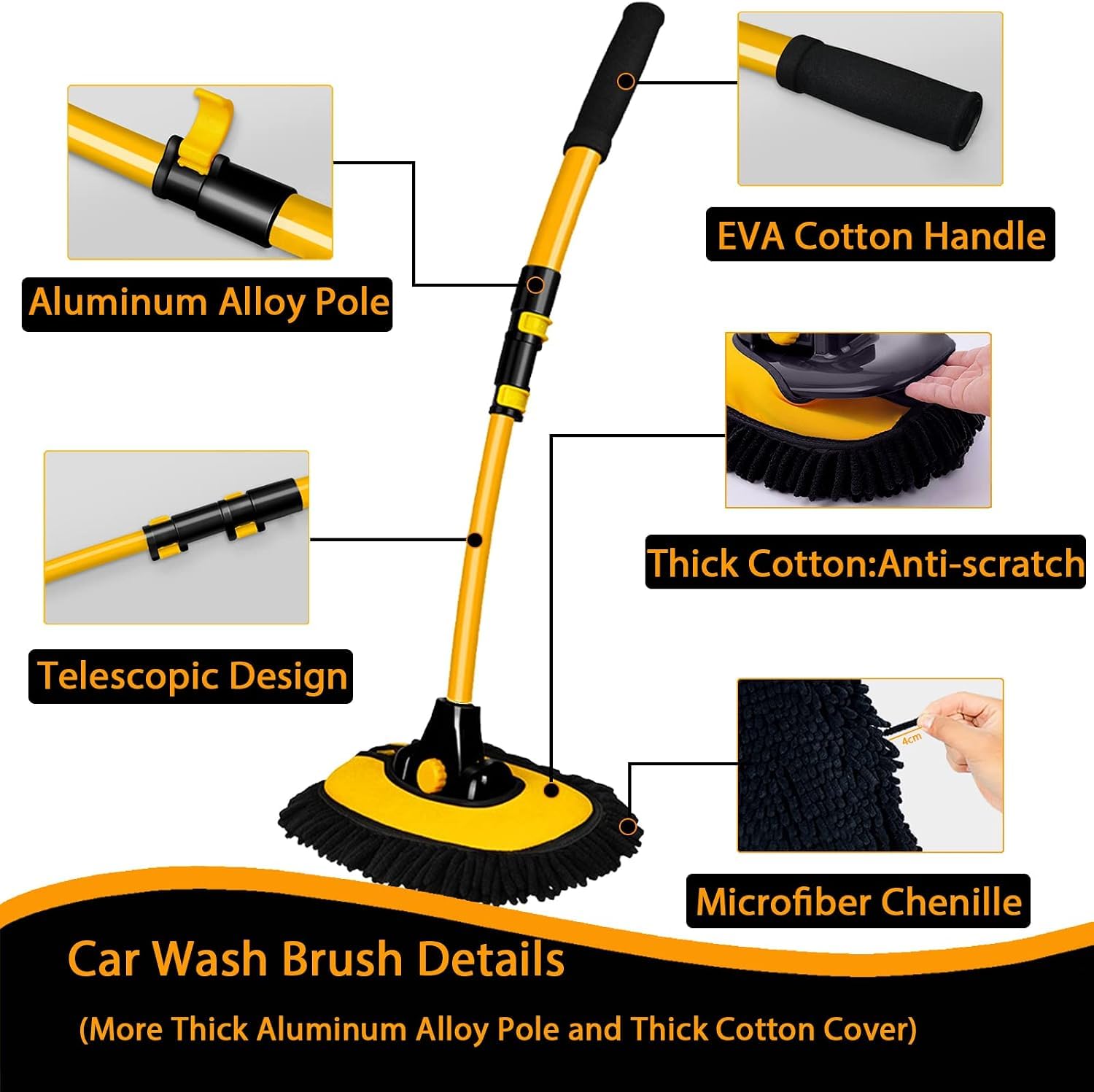 1 Stück Car Wash Brush für Mercedes Vito V Class W447 2014-2024