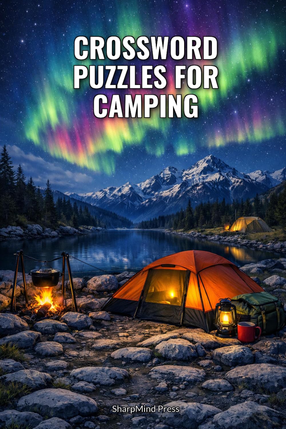 Crossword Puzzles for Camping: Sharpen your mind on the great outdoors with 100 brain-boosting challenges (SharpMind Press Camping Puzzle Collection)