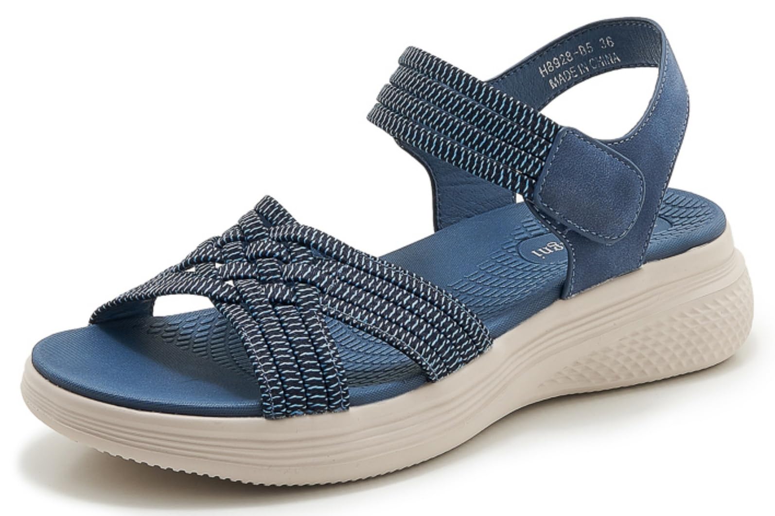 SMajong Damen Offen Zehen Sportsandale Wandersandalen Mit Kl