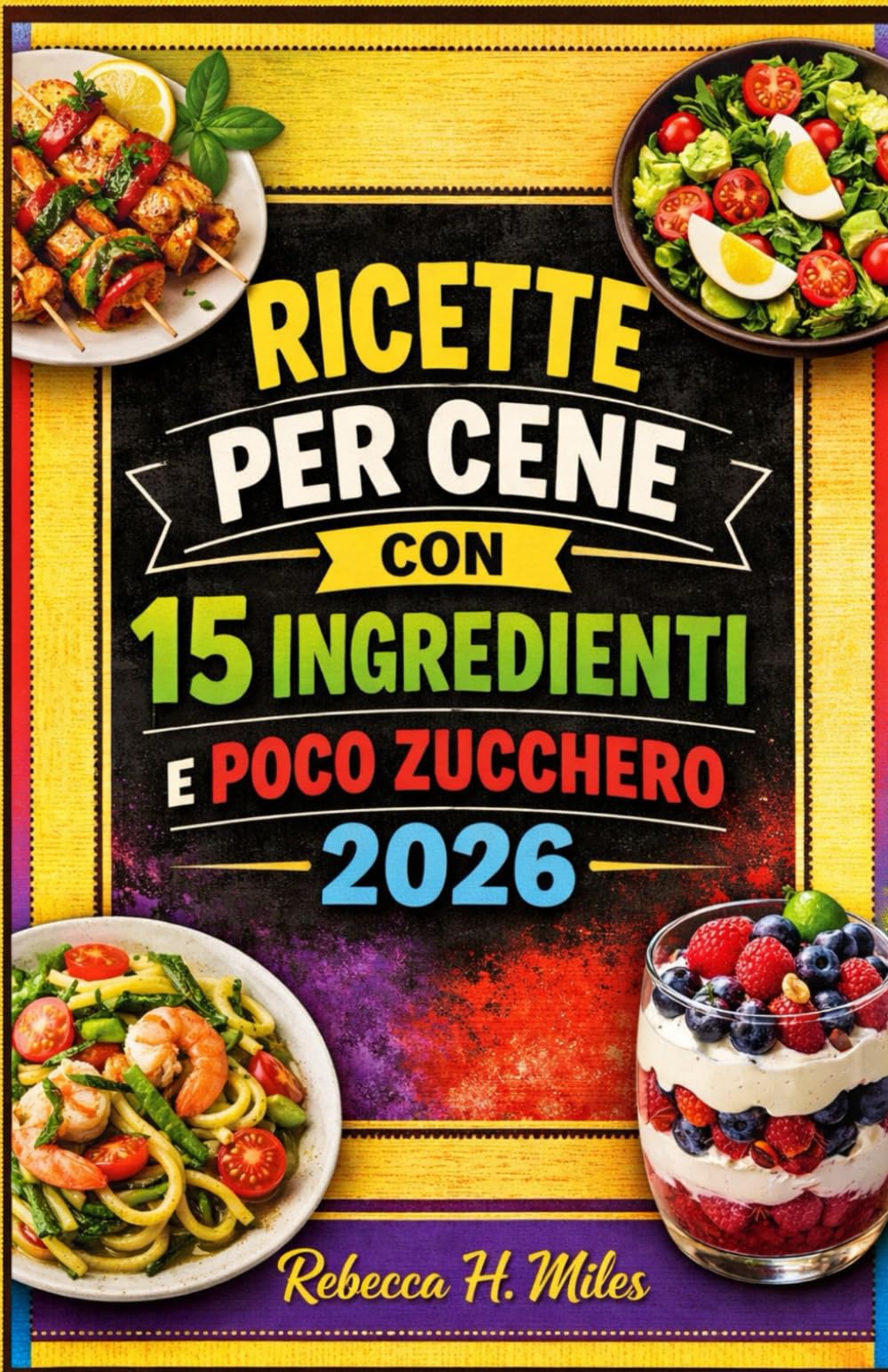 RICETTE PER CENE CON 15 INGREDIENTI E POCO ZUCCHERO 2026: Semplici cene da 15 ingredienti per le serate più impegnative della settimana. Piatti a ... e una preparazione casalinga ripetibile.