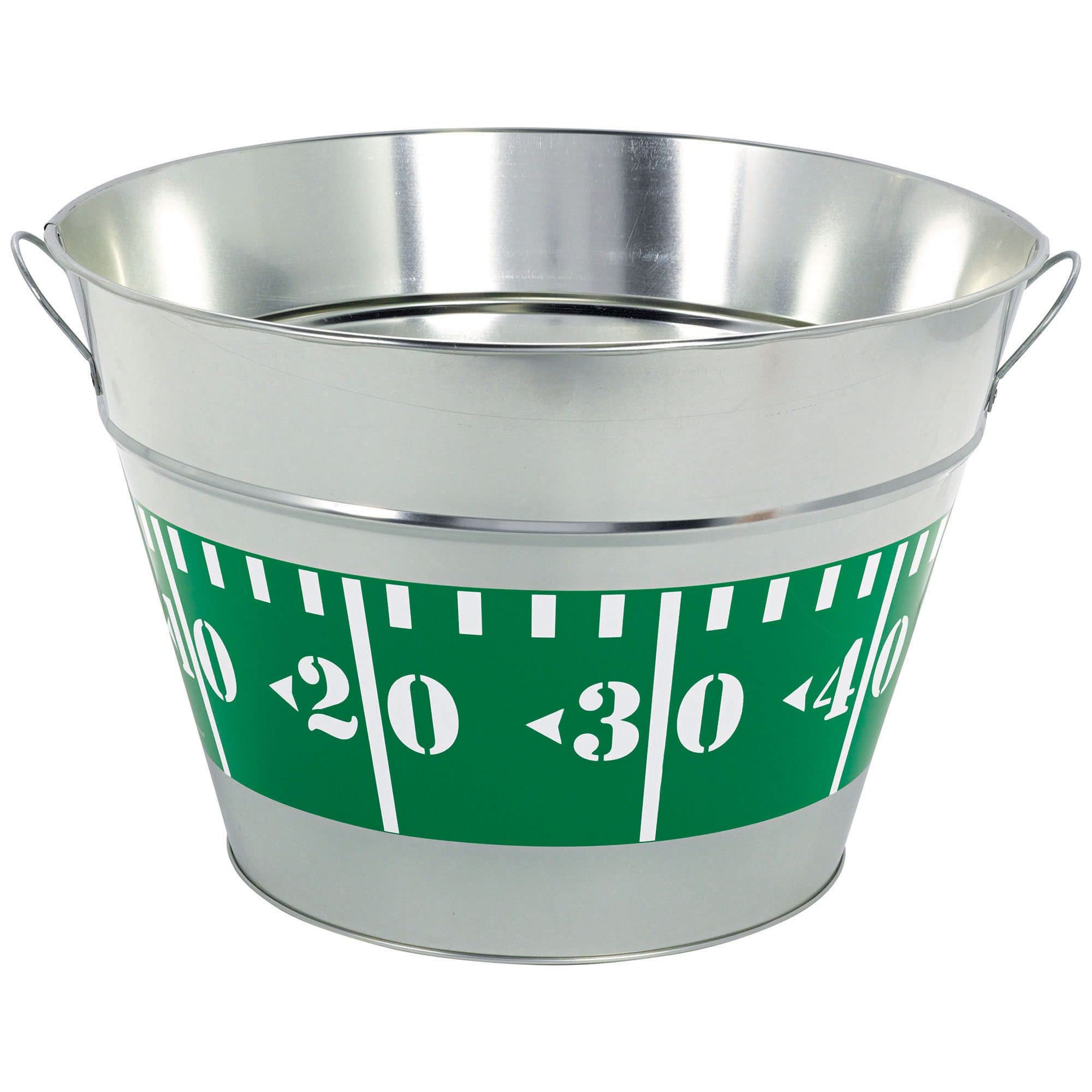 Football Metal Party Tub - 10.25