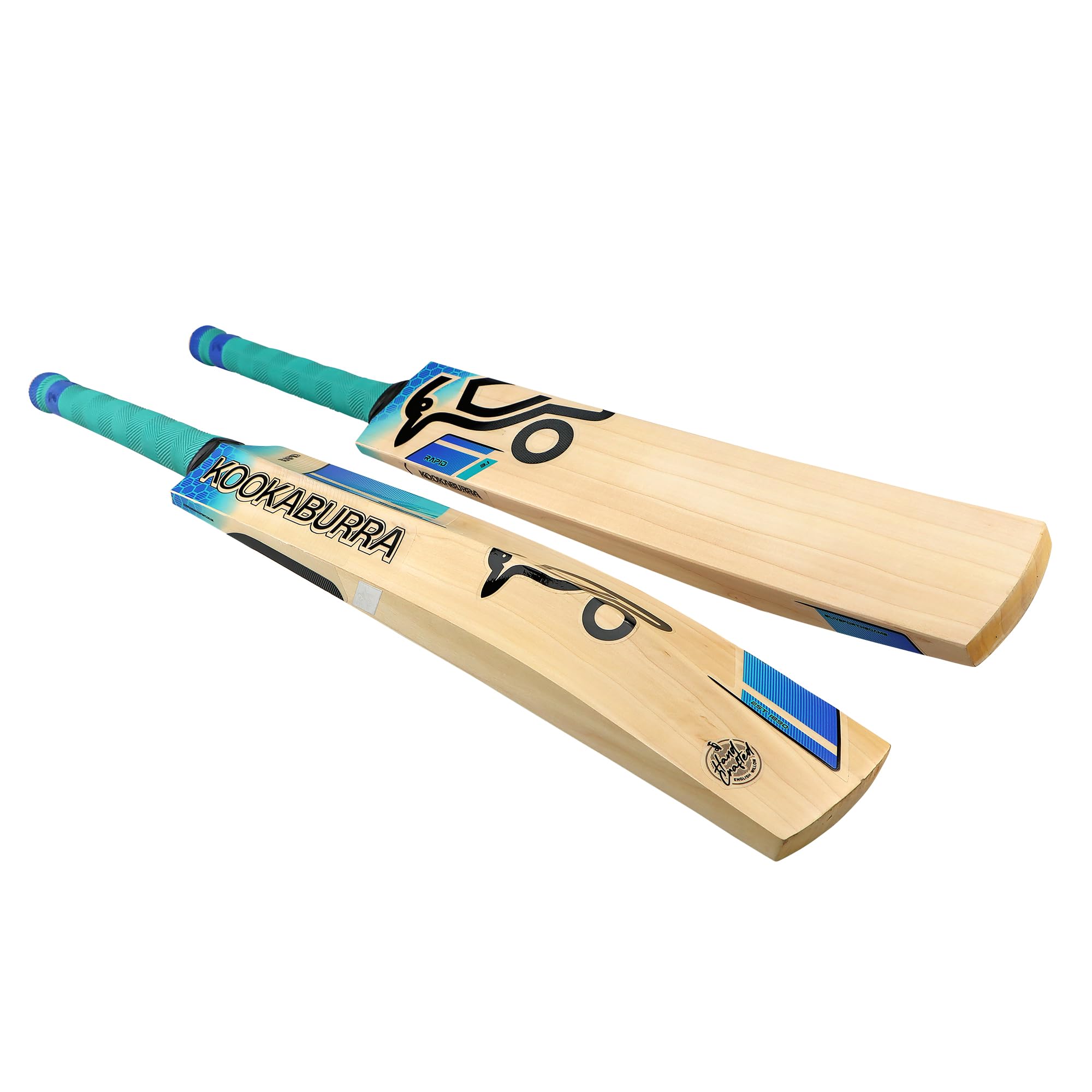 Kookaburra Rapid 3.1 Cricket Bat-Short Handle, Mazza Unisex, Blu, Manico Corto
