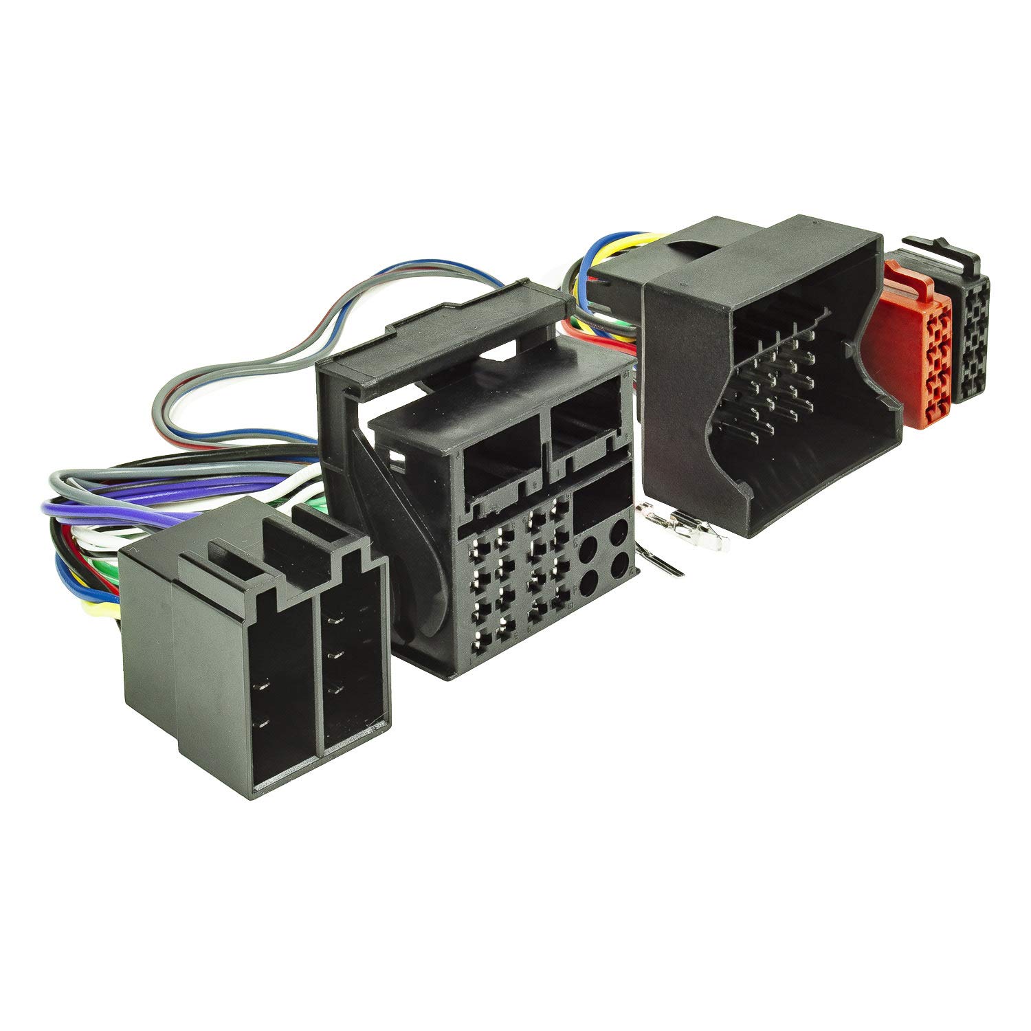 tomzz Audio 7308-000 Cavo a T ISO compatibile con Citroen Peugeot per alimentare l'amplificatore ISO per THB Parrot Dabendorf i-sotec Match