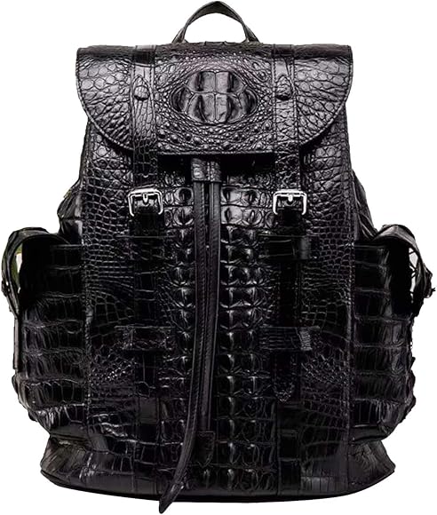 本革クロコダイルレザーリュッククロコダイルバッグパック