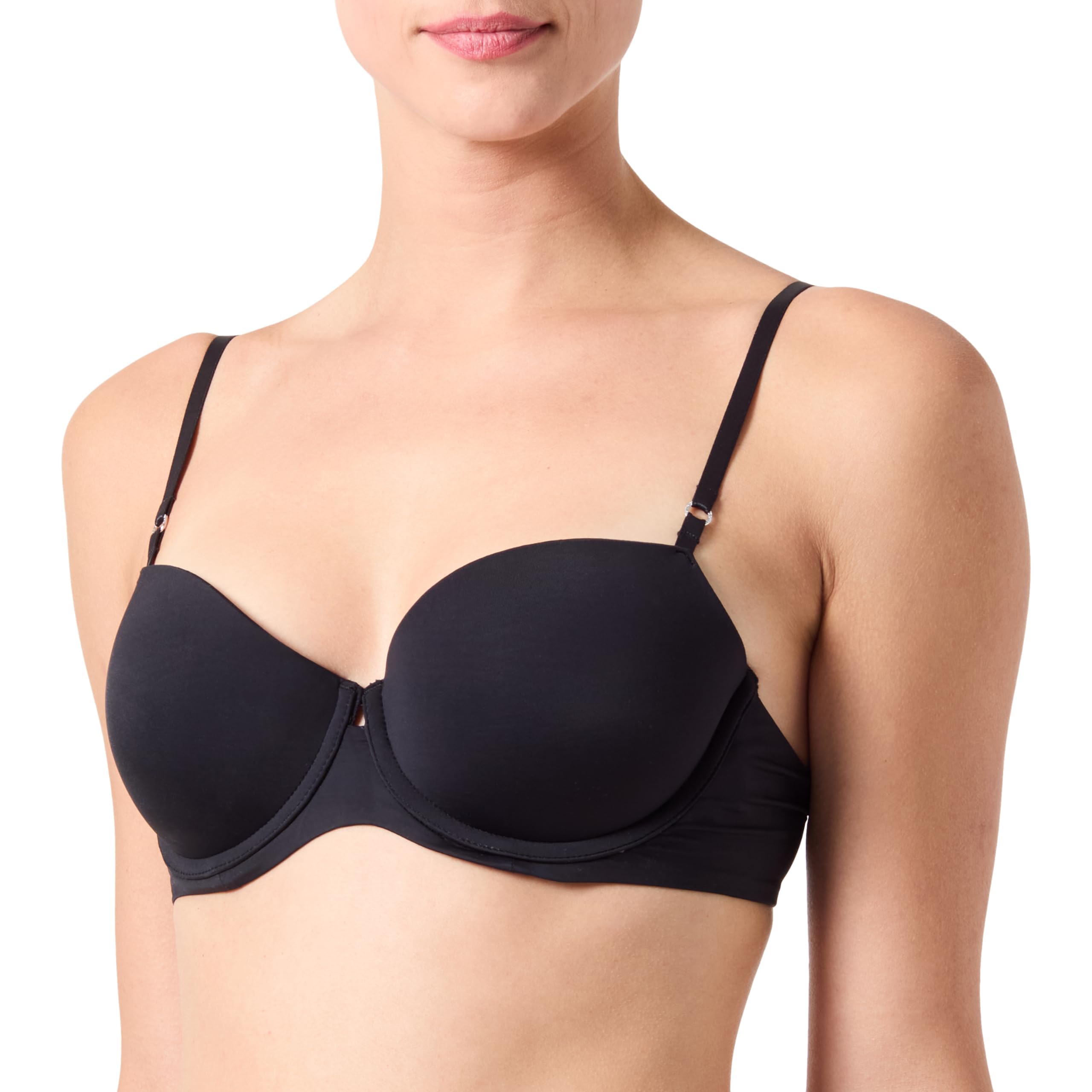 Calvin Klein Women’s Underwire Balconette Bra, Black (Black), 32D