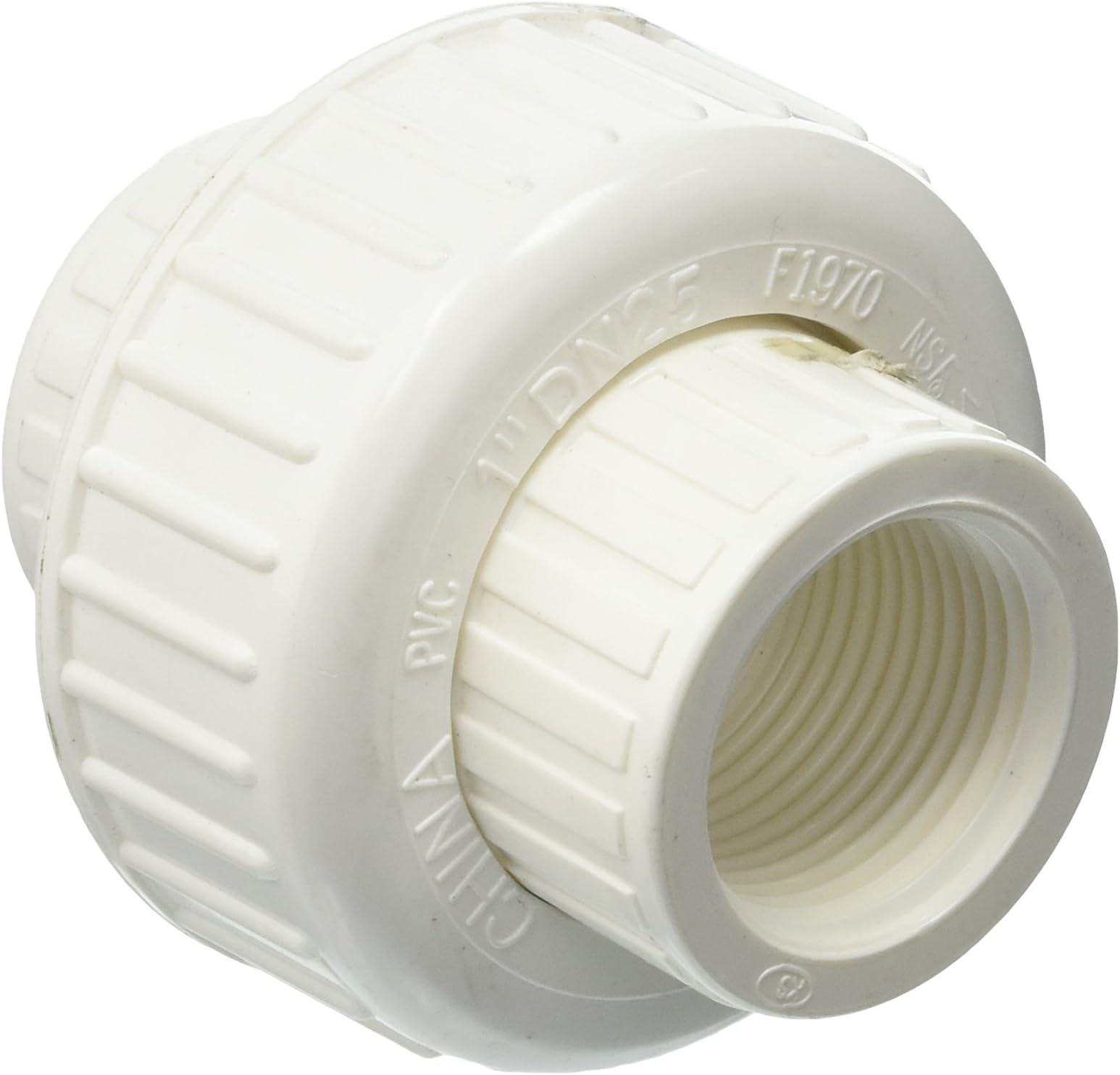 B&K B and K 164-135 PVC Schedule 80 Threaded Union, 1"