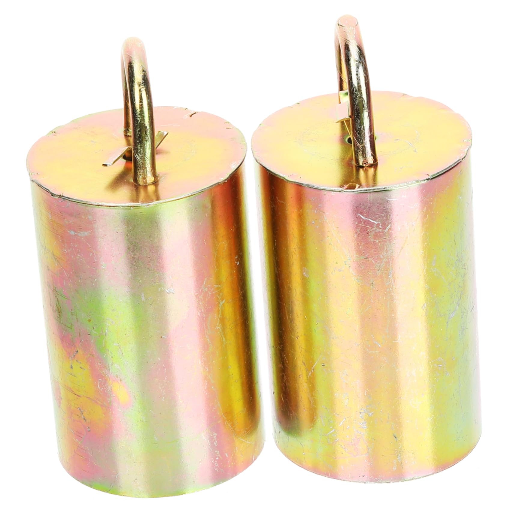 SOLUSTRE Luxury Smooth Surface Metal Cow Bells Large Livestock Hanging Bells for Decorations Pet Accessories Anti-Lost Device