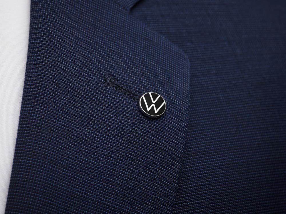 Volkswagen 000087000T Pin VW Logo przypinka igła guzik srebrny/czarny