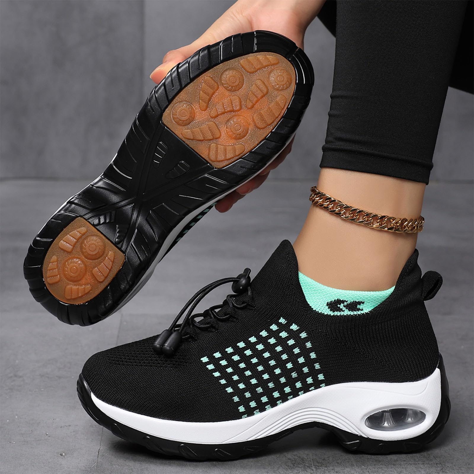 Générique Chaussure Femme Confortable Chaussures d'automne pour Femmes Chaussures De Course pour Femmes Légères De Marche Respirantes Sports_Baskets Femme_Baskets Marche Running Légère Pieds