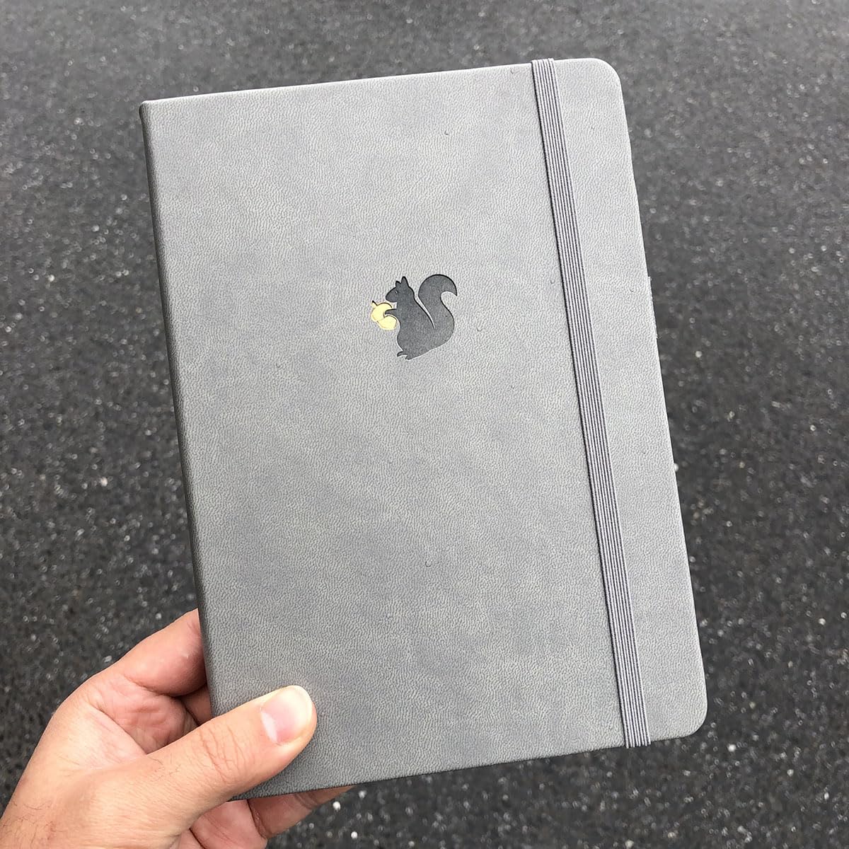 Carnet Skirrel Bullet Planner Dot Grid Notebook Journal et Sketkbook - Puce Cuir, Papier épais de 160gsm Carnet