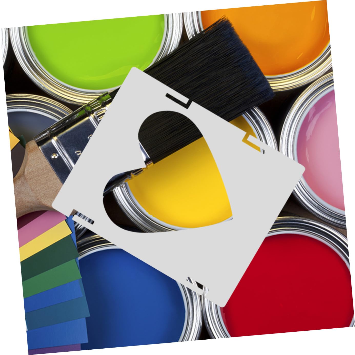 5 Set Stencil Pittura Riutilizzabili Pet Modelli e per Decorazioni Murali e Fai da Te Resistenti e Versatili per e