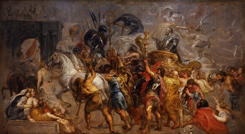 Affiche Henri IV à Paris par Rubens grand format impression semi-brillante
