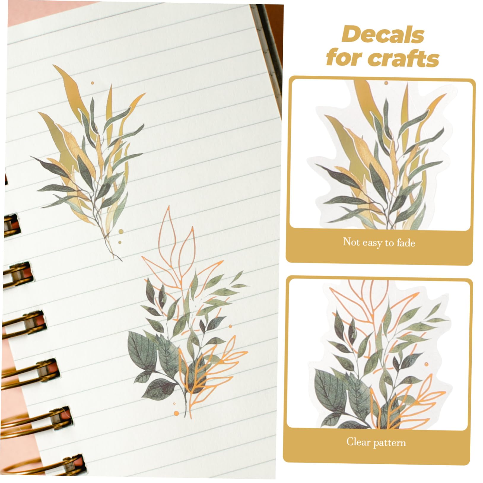 EXCEART 4 Set Stickers Personalizzati Adesivi Scrapbooking Diario Dell'album Adesivi Per Scrapbooking Adesivi Di Materiale Per Scrapbooking Fai Da Te Adesivi Dell'artista 240 Pezzi * 4
