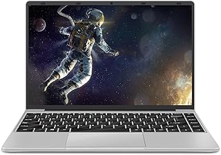 14" Laptop 6GB RAM 64GB Storage Support 1TB SSD Expansion Traditional Laptops Windows 10 2.4G+5G WiFi Bluetooth 4.2 USB HDMI 1920x1080 FHD WOZIFAN with Wireless Mouse for Work Study -Silver