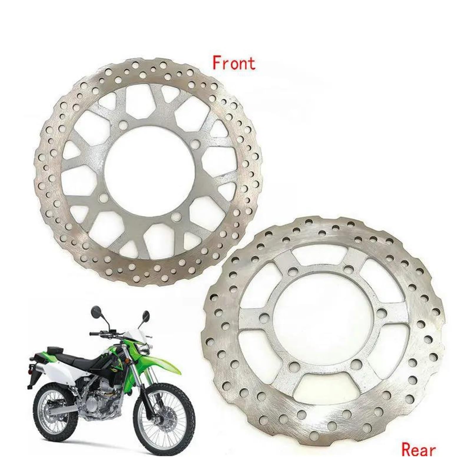 KDX125SR 純正ディスクローター　前後セット KDX125SR 純正ディスクローター 前後セット