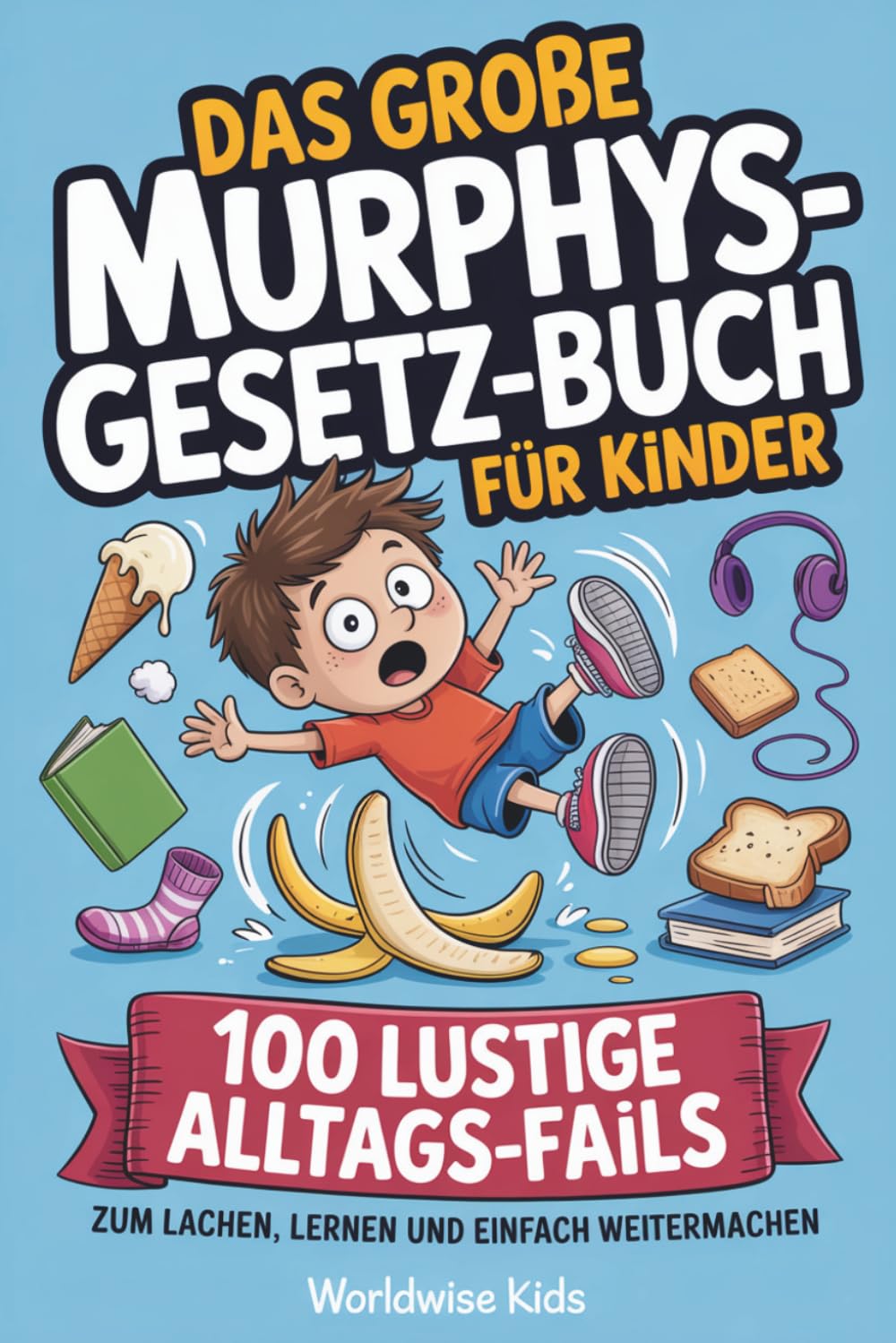 Das große Murphys-Gesetz-Buch für Kinder: 100 lustige Alltags-Fails, die jedes Kind kennt – zum Lachen, Lernen und einfach weitermachen