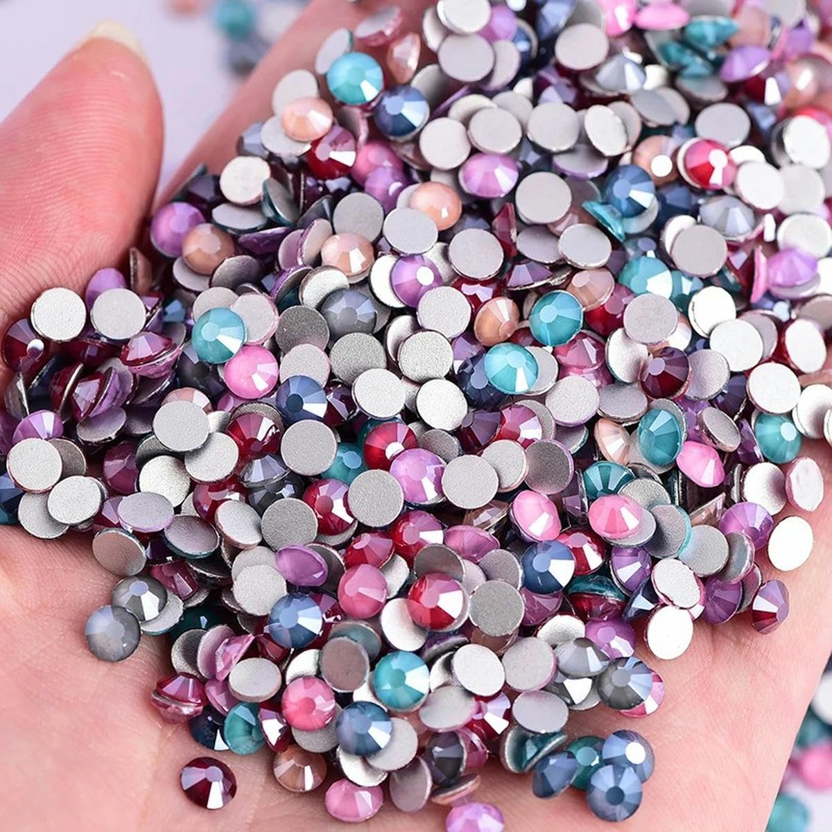 Lt. Siam SS16-1440 pezzi - Cristalli per nail art, senza strass, colore rosa, SS20-1440 pezzi