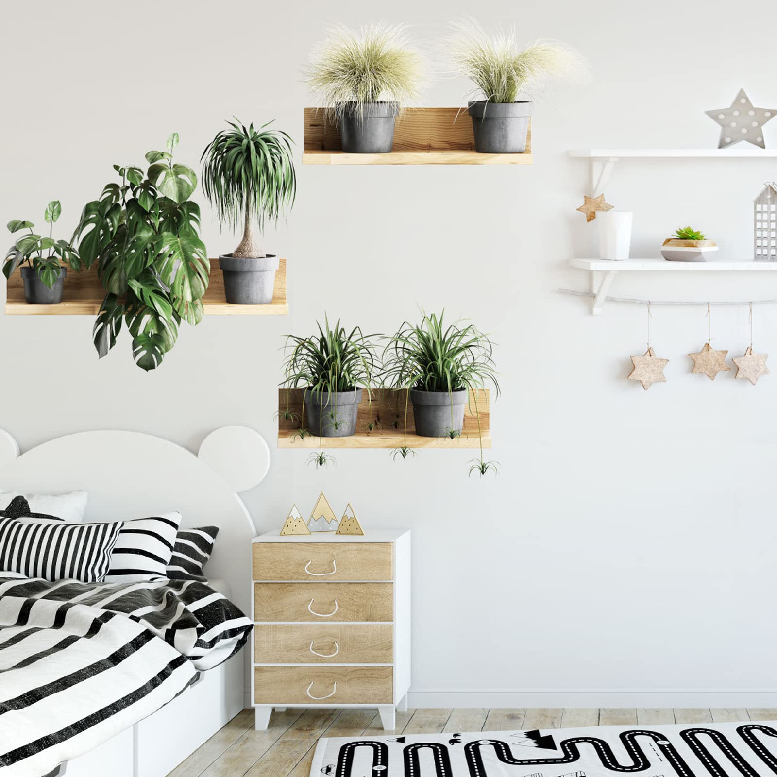 Adesivo Da Parete 3D Bonsai - Decorazione Removibile In PVC Per Camera, Soggiorno O Ufficio - Foto 3