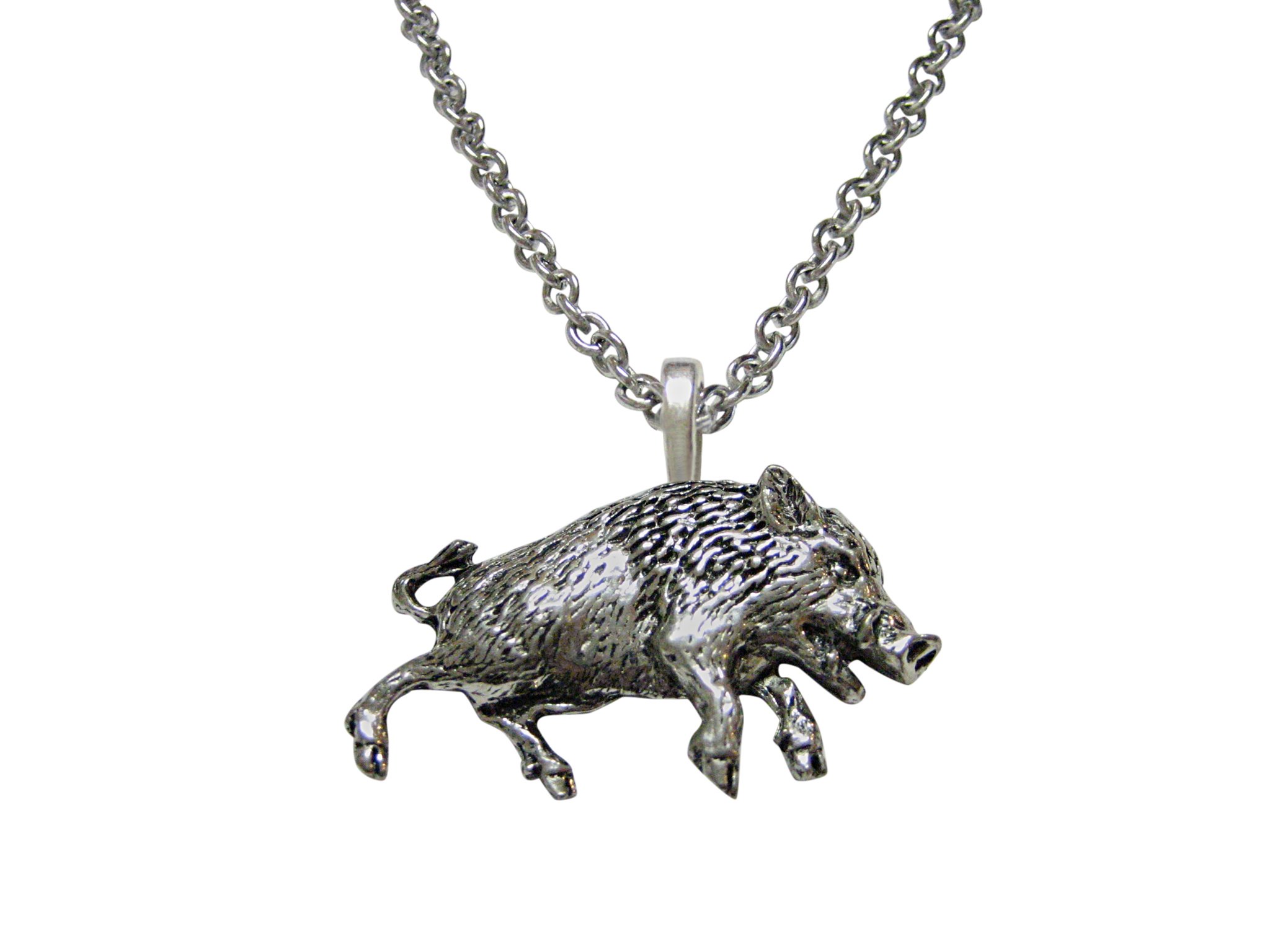 Kiola DesignsCharging Wild Boar Pendant Necklace
