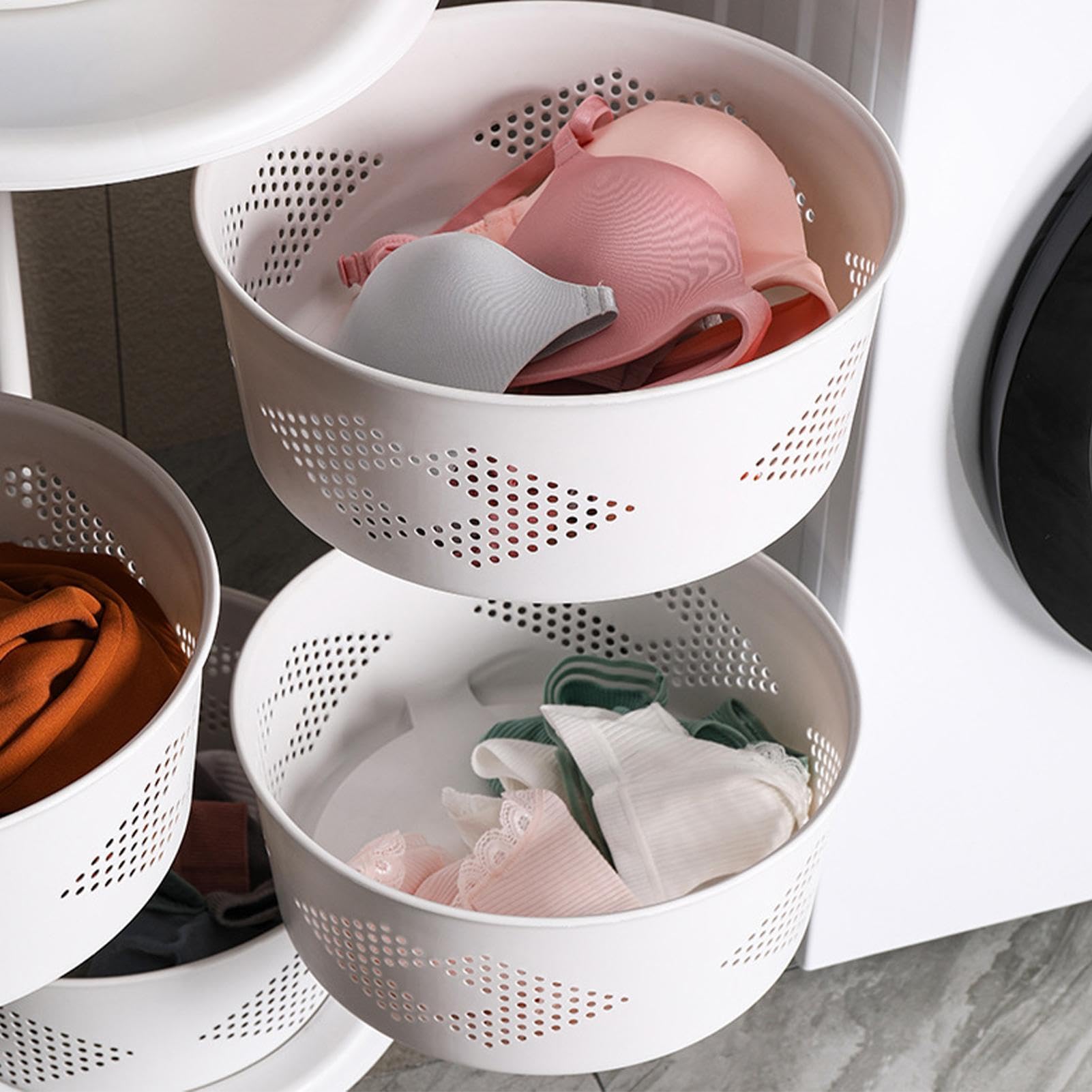 Estante giratorio en varios - Organizador de estantes | rodante para | almacenamiento de verduras, estante de almacenamiento estilo Lazy susa, estante para almacenamiento de alimentos, cesta de f