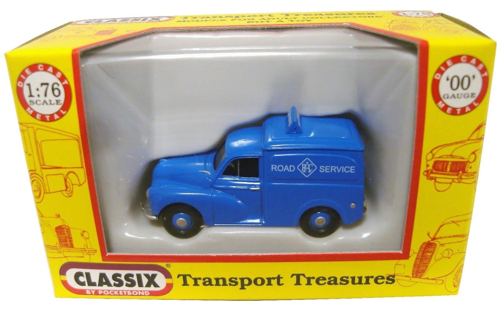 classix RAC road service morris minor van 1.76 scale diecast model