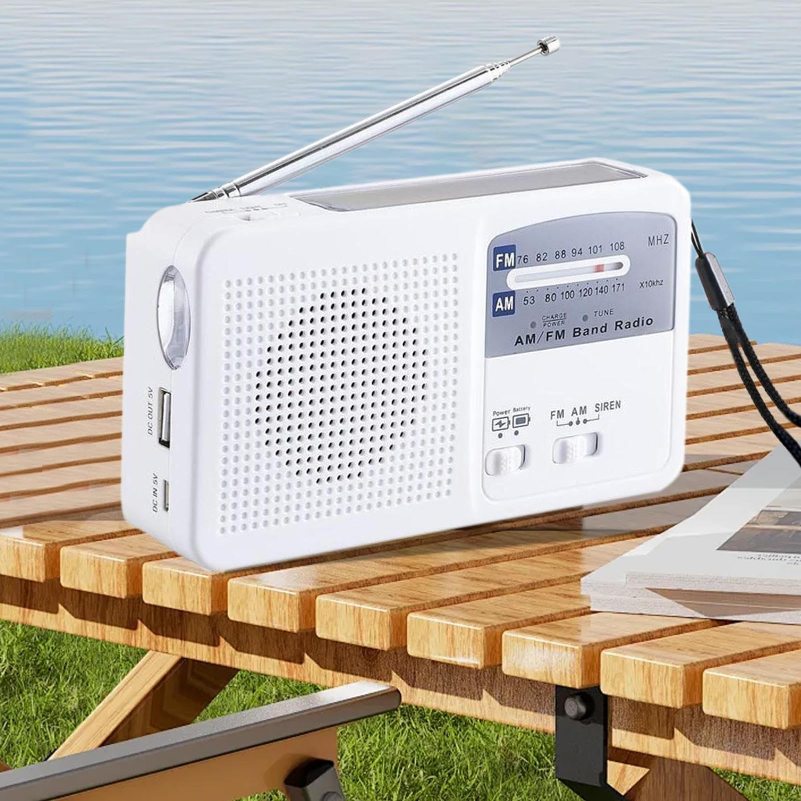 Radio Solarne Wodoodporne Radio Turystyczne