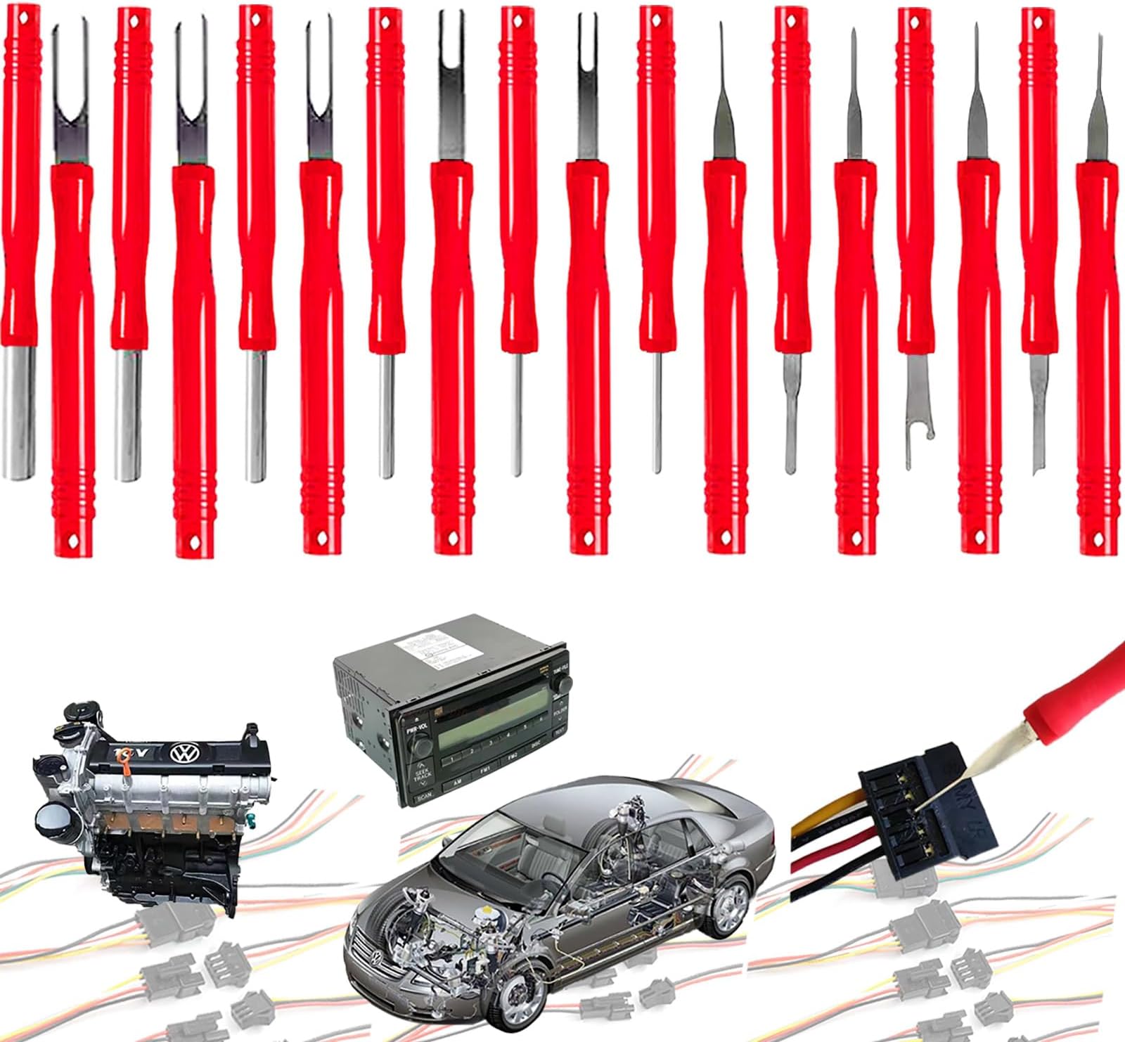 XLWJBES 41Pcs Terminal Removal Tool Kit Upgraded Pin