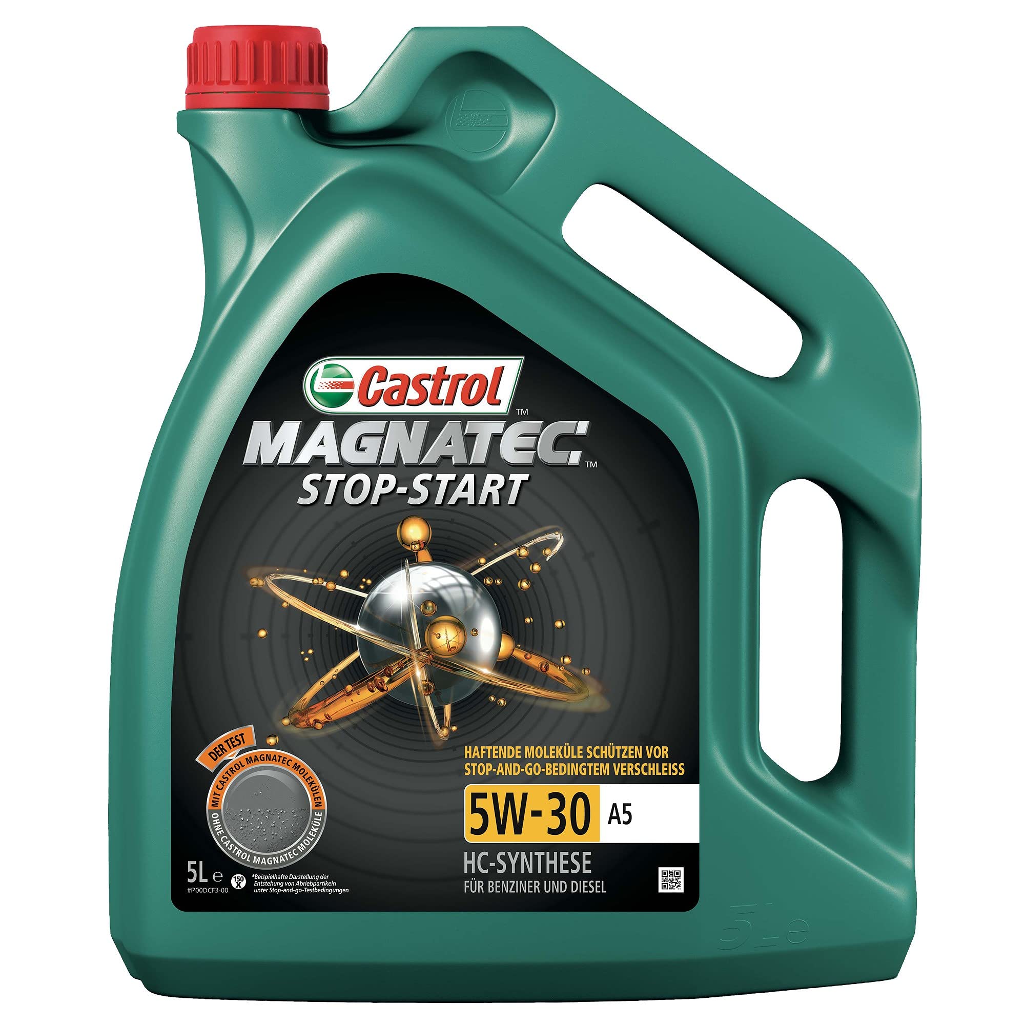 1x Ölwechsel Set - MANN ÖLFILTER + 5 L CASTROL MAGNATEC STOP-START 5W-30 A5