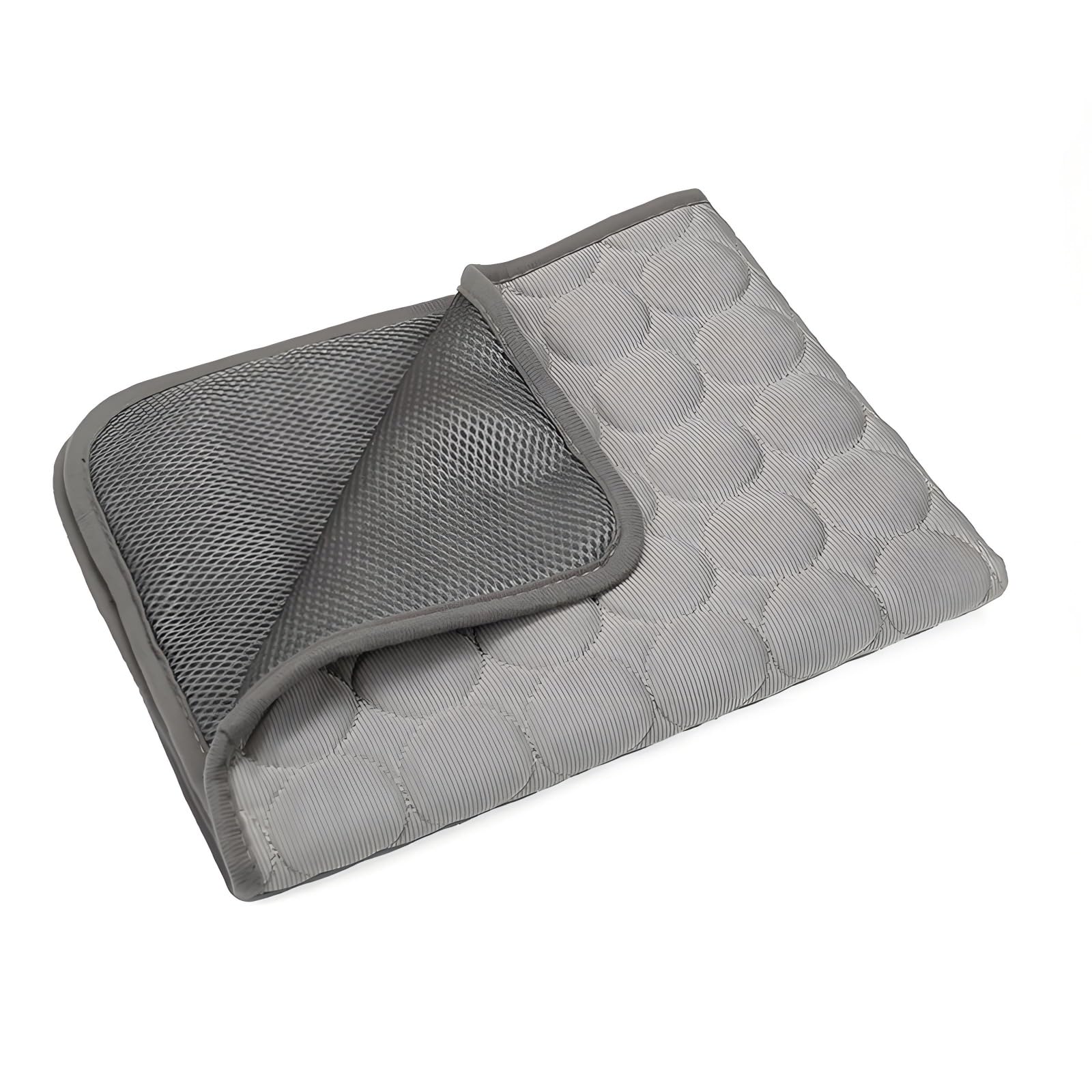 Pelsbarn Cooling Mat Cooling Dog Mat(Grey,M-62X52cm)