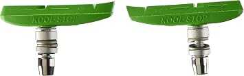 Kool Stop Supra 2 Nutted Brake Shoes, Green
