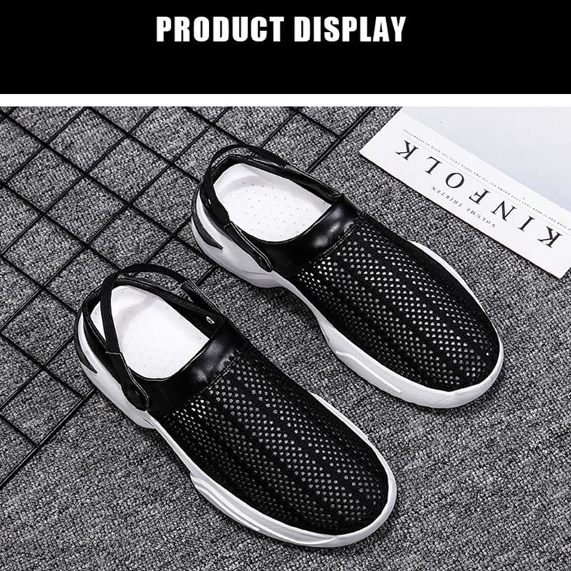 Men'S Comfortable Hollow Orthopedic Sandals,Slip-On Summer Non-Slip Sandals,Lightweight Breathable Shoes With Back Straps4