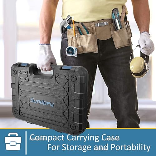 Miniatura 6 de Sundpey Kit de herramientas para el hogar 148257 piezas  Juego de herramientas de reparación de automóviles para el hogar, kits completos de