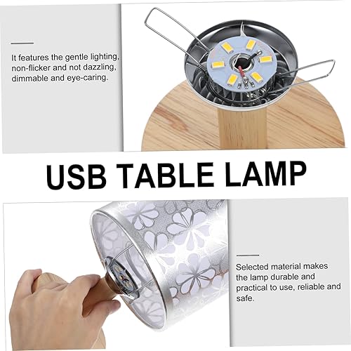 Miniatura 4 de Lámpara de escritorio lámpara japonesa Lámpara de mesa Lámparas USB Lámpara de noche con puerto USB Dormitorio universitario Esenciales de la