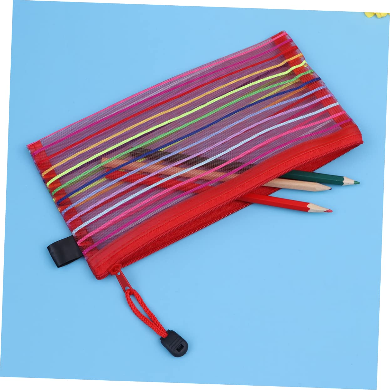 3 Set Di Eleganti Astucci in Tela Astucci in Rete Portapenne Per Cosmetici Ufficio Scuola Laurea Di Compleanno 12 Pezzi * 3