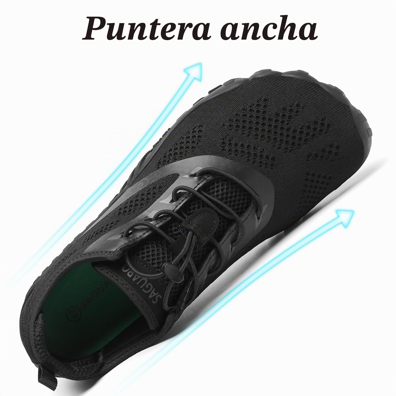 SAGUARO Barefoot Zapatillas de Trail Running Minimalistas Unisex Adulto