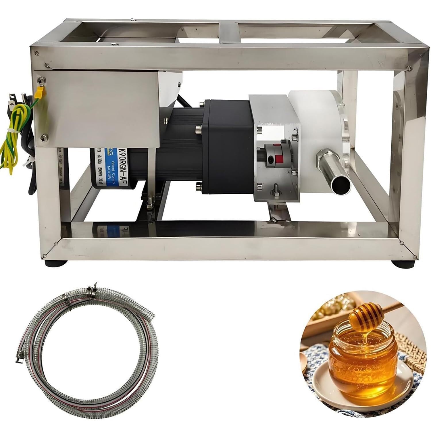 Pompe à miel industrielle pour vider facilement les cuves de liquide visqueux 90W