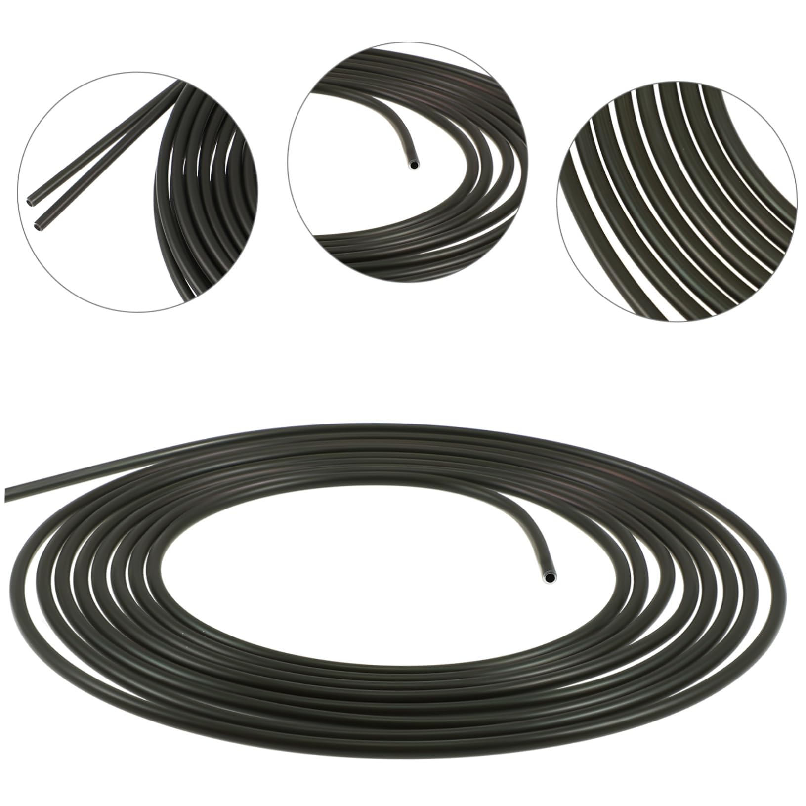 Generisch 2 Stk nicht magnetischer Bremsschlauch Bremskabel Schlauchspule für automatische Bremse Bremsleitung Bremsrohr auto bremsschlauch Schlauchspulenfitting flexibel Wagen Auto Linie