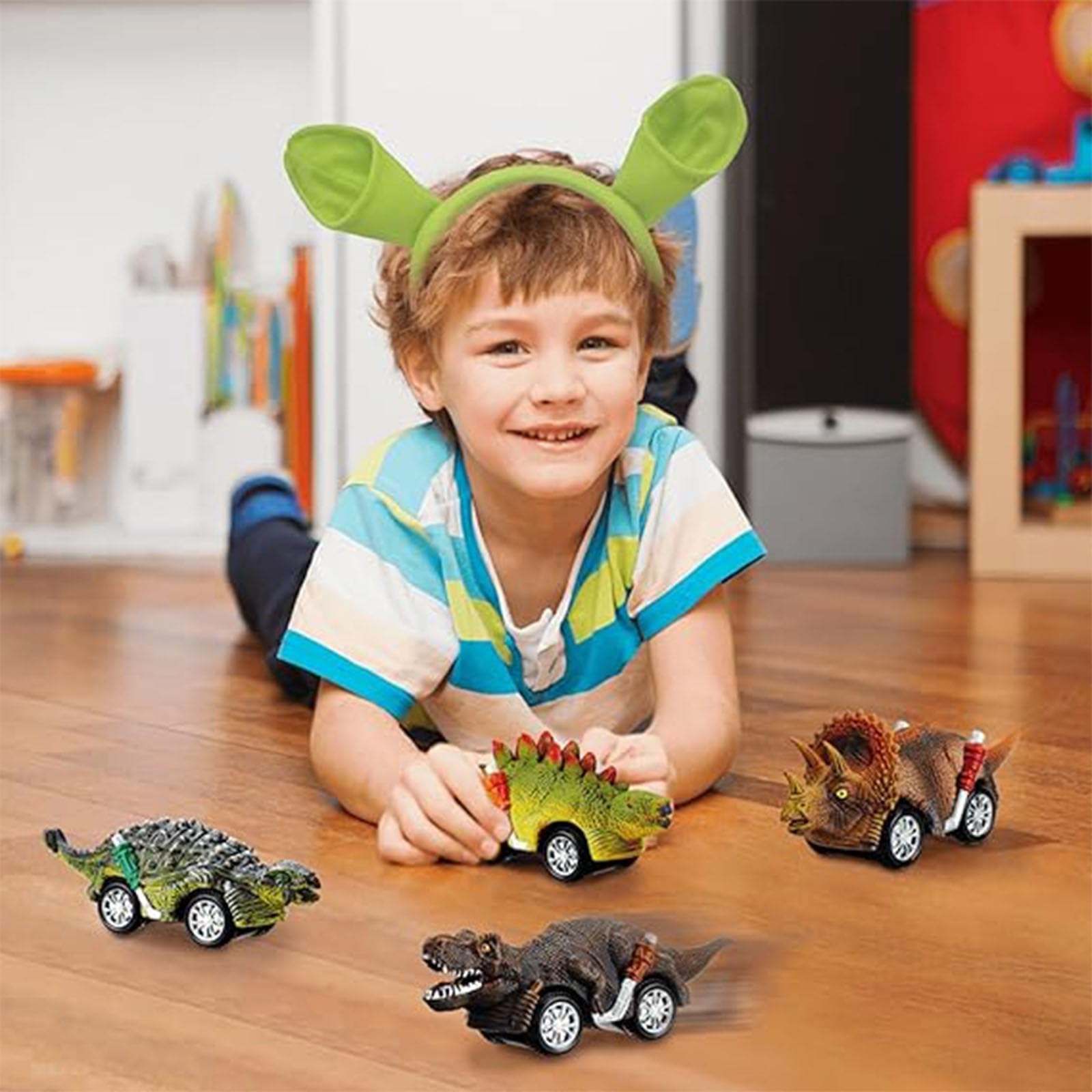 Shrek Ears, uszy dla Shreka, zielona opaska na głowę, opaska na głowę, na Halloween, Boże Narodzenie, przyjęcie, opaska na głowę, uszy zwierzęce, opaska na głowę