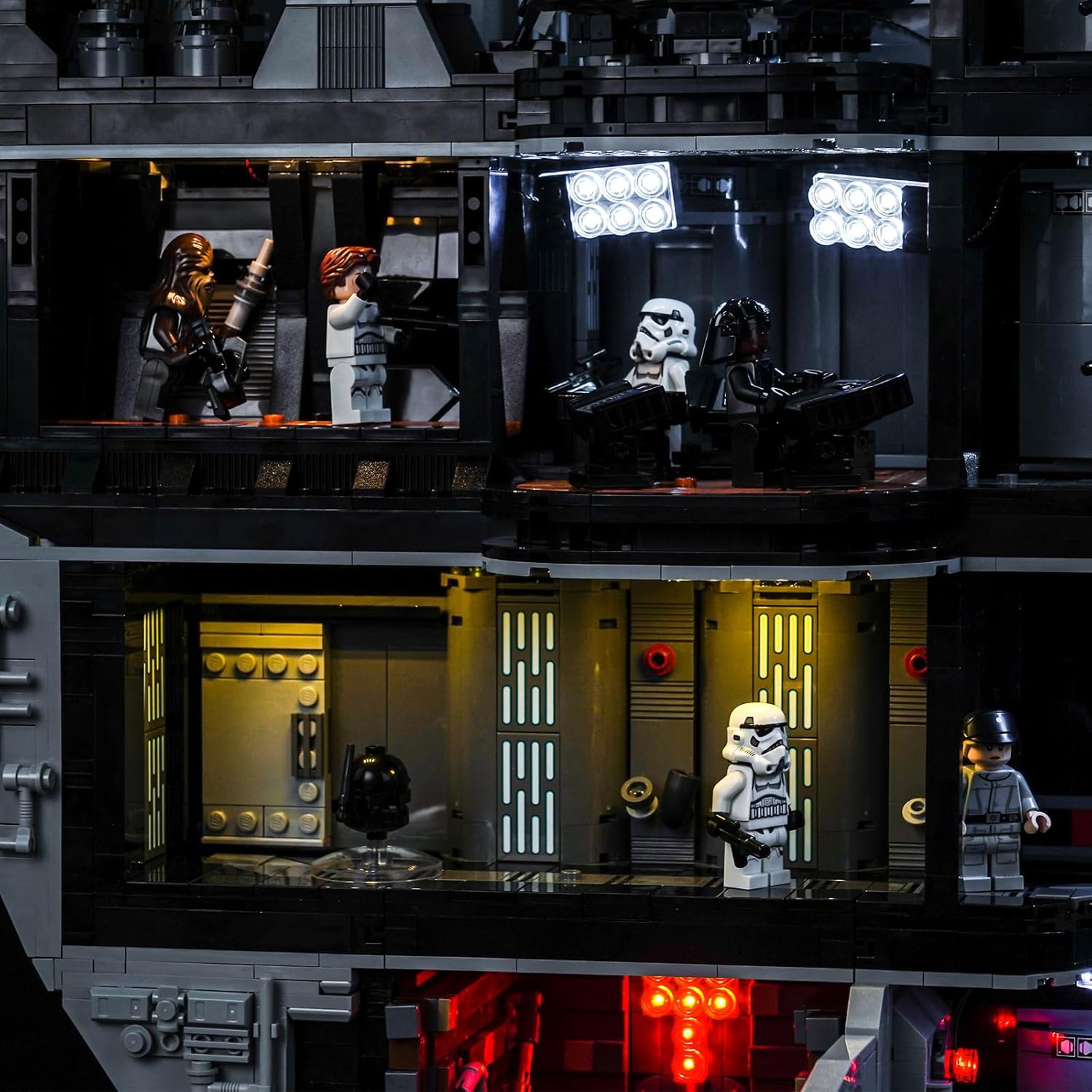 LED Lighting Compatible with Lego Death Star 75419 - JUST Lights,Light Kit Compatible with Lego 75419 Death Star,NOT Included The Model