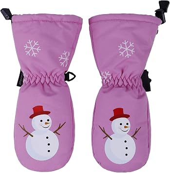ANDORRA Kids Insulation Ski Mittens Boys Girls Snow Mittens Winter Gloves