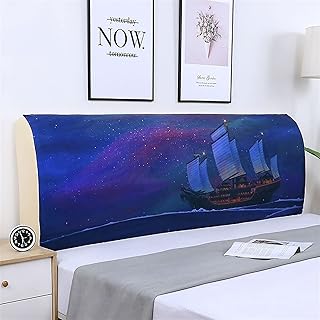 Housse De Tete De Lit 150cm/180cm/200cm Extensible Protecteur Anti-poussière, Couverture De Tête De Lit Pour Chambre De Chevet Protecteurs Décoratifs (Color : #11, Size : 220cm(210-240cm))