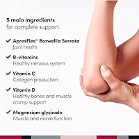 Vista 4 de Penetrex Clinically Studied Magnesium Glycinate Supplement for Joint, Muscle & Nerve Support - Comfort in 5 Days with Advanced Boswellia Serrata