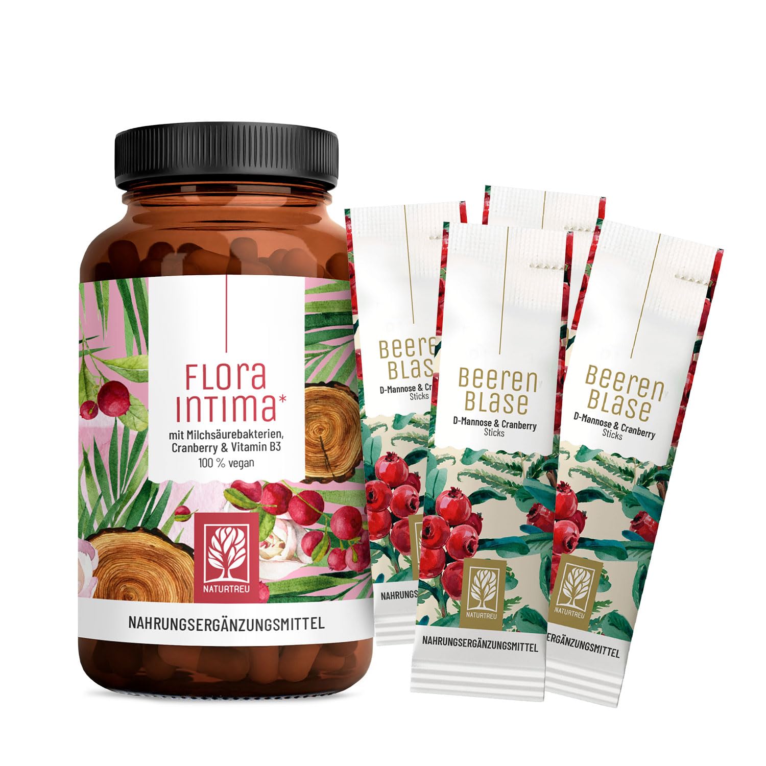 NATURTREU® Kulturen Komplex und D-Mannose Pulver Sticks