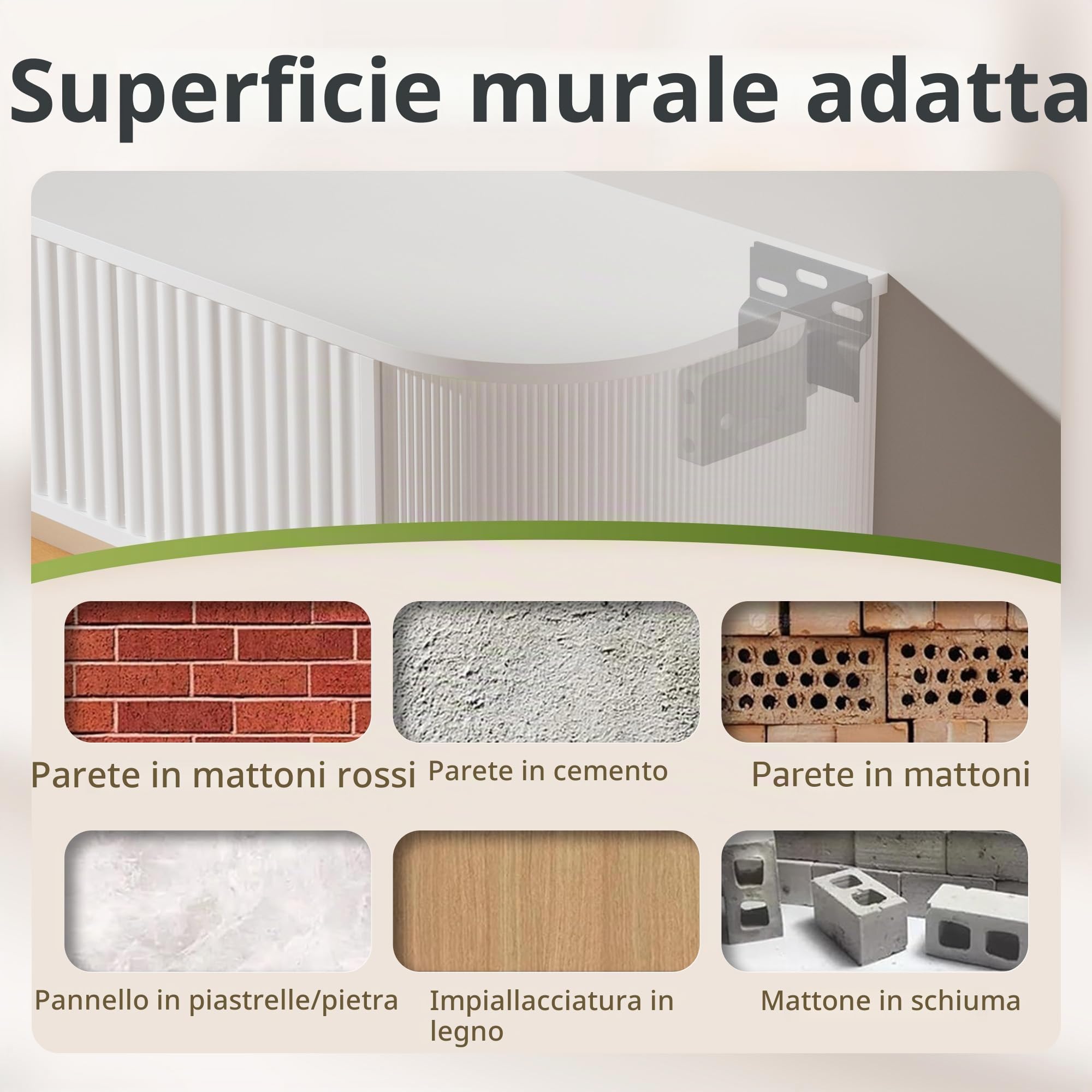 Mobile TV Sospeso con Luce LED – Mobile TV a Parete da 140CM con Archiviazione Migliorata & Bordi Arrotondati, Consolle Multimediale TV Moderna per TV da 65-75 Pollici