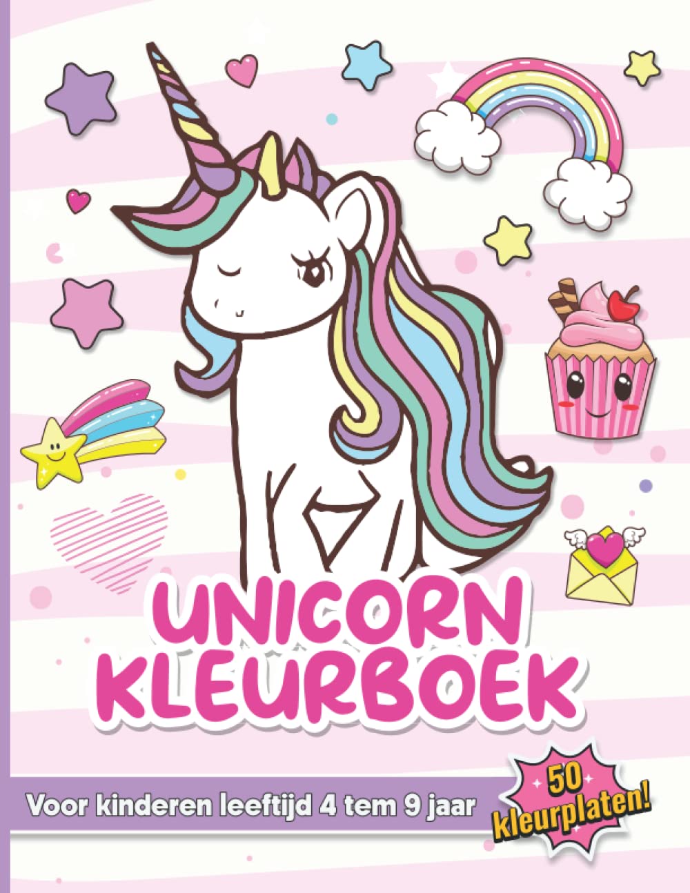 Independently published Extra Groot Unicorn Kleurboek voor kinderen: Leeftijd 4 tot 8 jaar, 50 Grote Schattige Unicorns Kleurplaten voor Meisjes | Eenhoorn kleurboek (Dutch Edition)