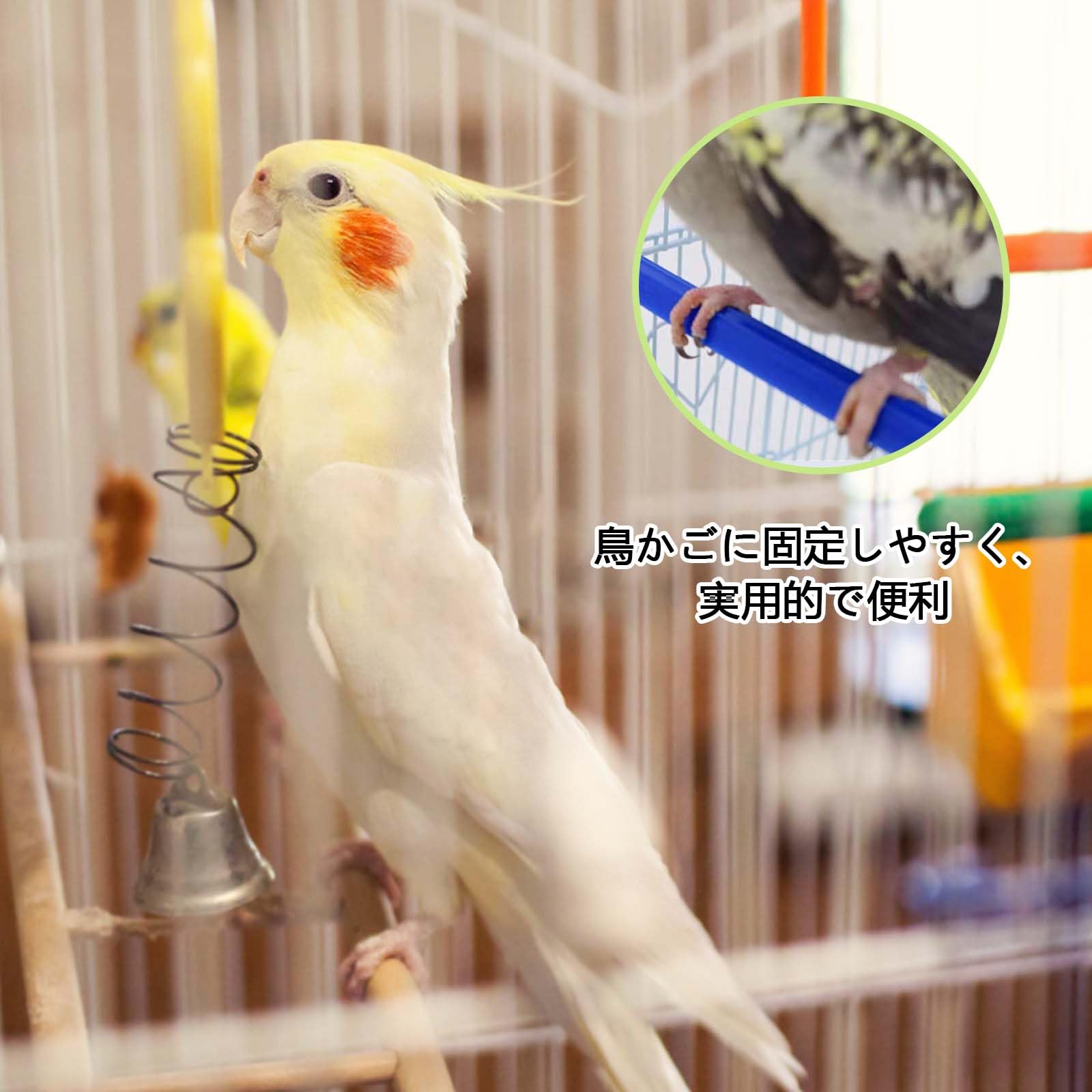 Amazon | PAVIKE プラスチック鳥かご止まり木 オウム鳥立ちスティック