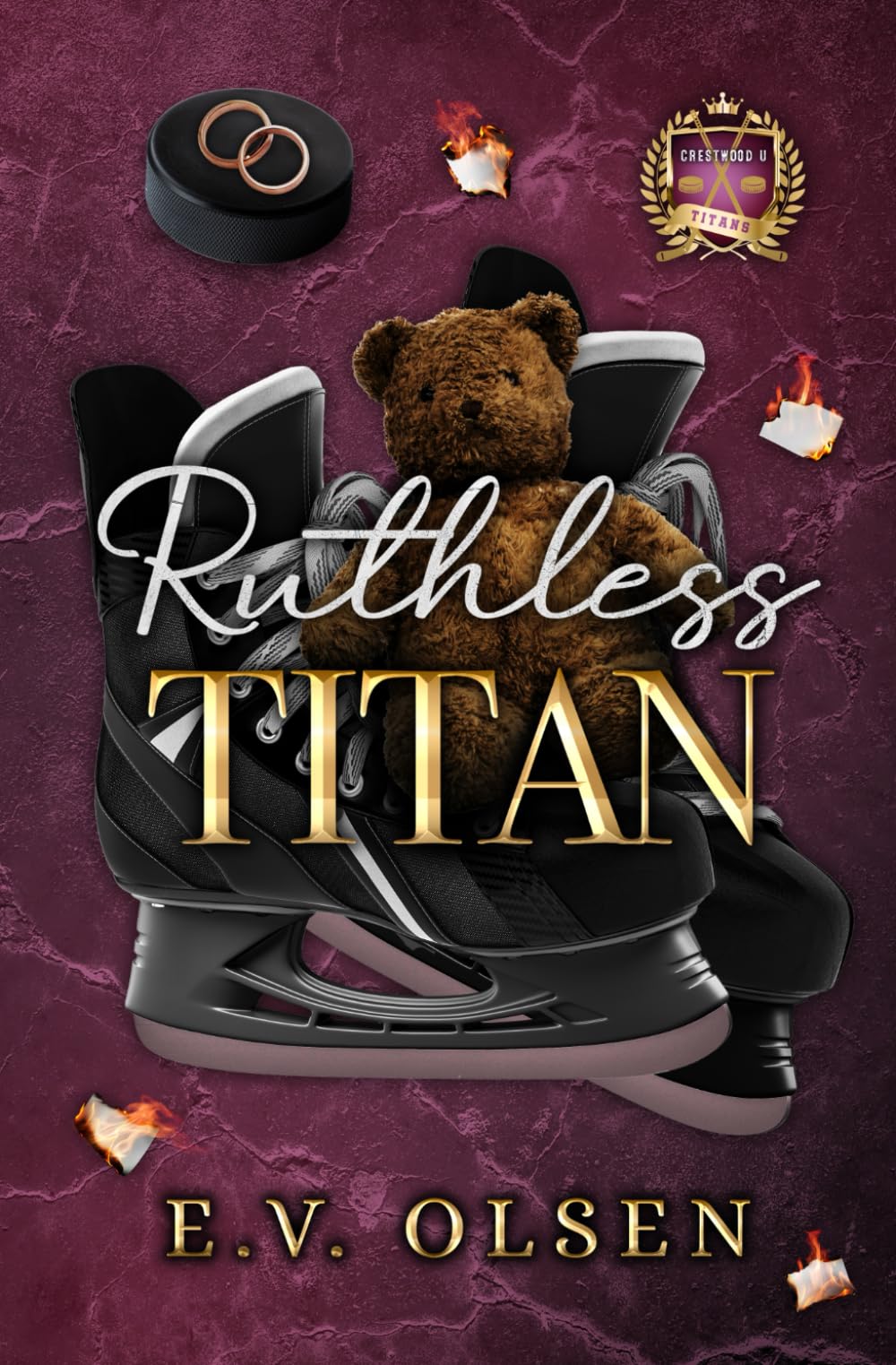 Ruthless Titan: A Dark MM College Hockey Romance (North Shore Titans Hockey)