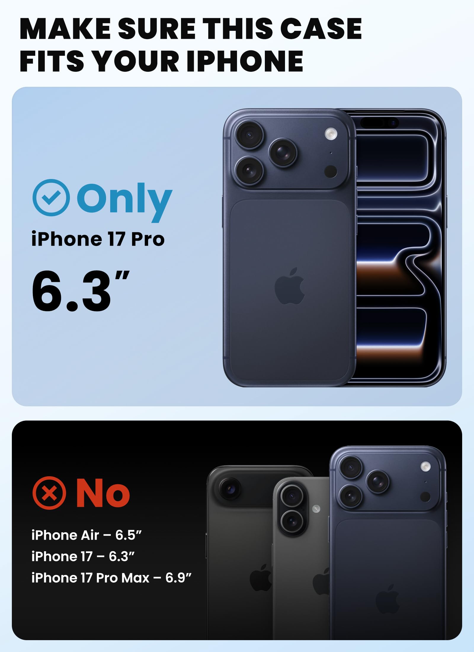 i-Blason Etui do iPhone'a 17 Pro MagSafe z podstawką [szkło hartowane 9H] [przycisk sterowania aparatem] Etui bumper, wytrzymała obudowa ochronna, magnetyczna obudowa na telefon 6,3" 2025 (Azure)