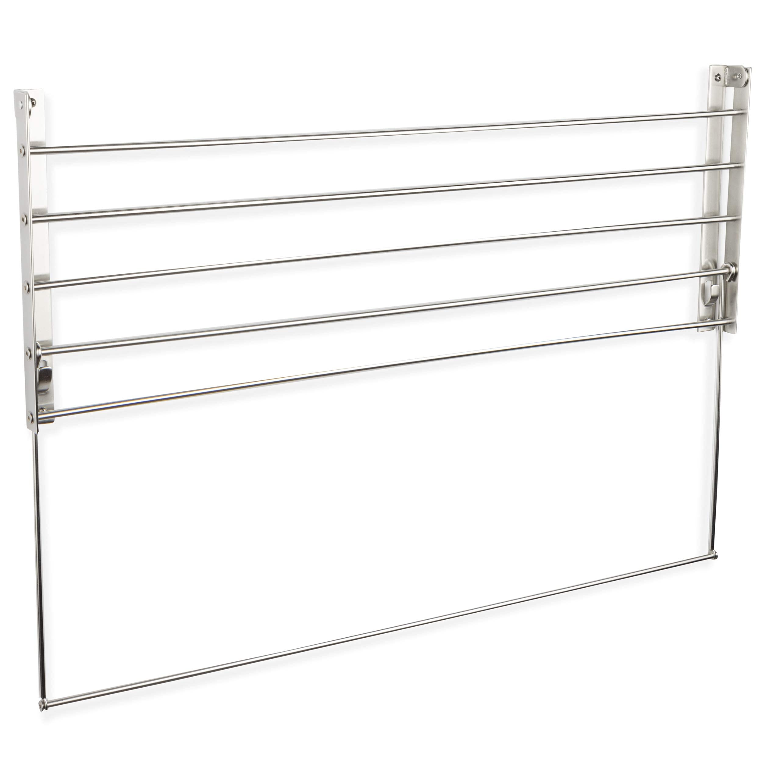 Brightmaison Wall Mount Clothes Drying Rack & Laundry Room Organizer